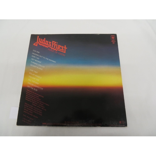 71 - Three Judas Priest LPs - Point of Entry (84834), Screaming for Vengeance (85941) and Unleashed in th... 