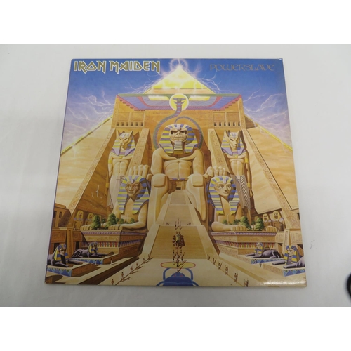 72 - Four Iron Maiden LPs - Iron Maiden (EMC 3330), Killers (EMC 3357), Powerslave (POWER1) & Somewhere i... 