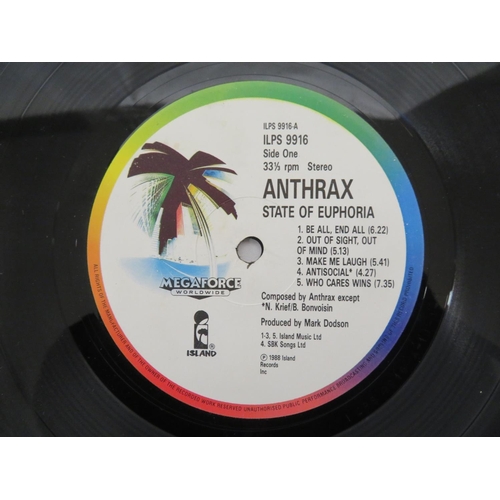 76 - Anthrax - State of Euphoria LP (ILPS 9916)