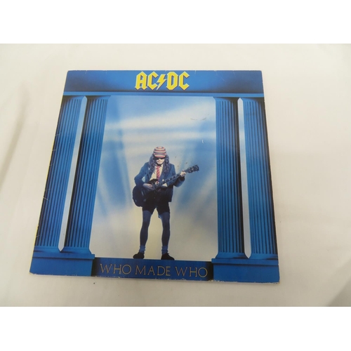 78 - Good collection of AC/DC LPs - 2XBlow up your video (WX144), Fly on the wall (781 263-1), For Those ... 