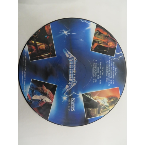 80 - Metallica - Ride the Lighting picture disc (MFN 27P) no barcode 1st edition?