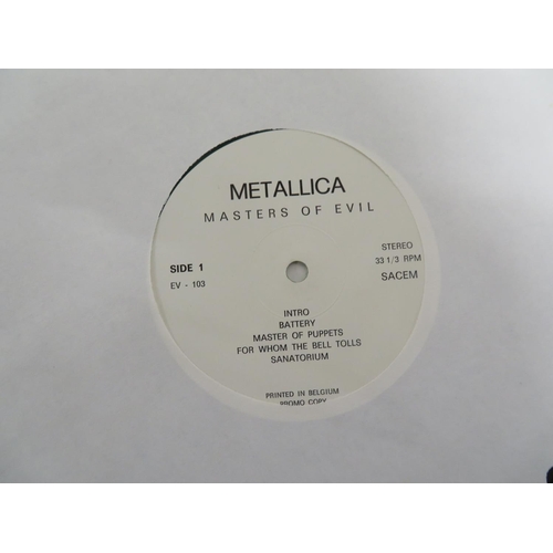 81 - Metallica - Masters of Evil LP (PROMO) bootleg green and red vinyl