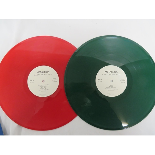 81 - Metallica - Masters of Evil LP (PROMO) bootleg green and red vinyl