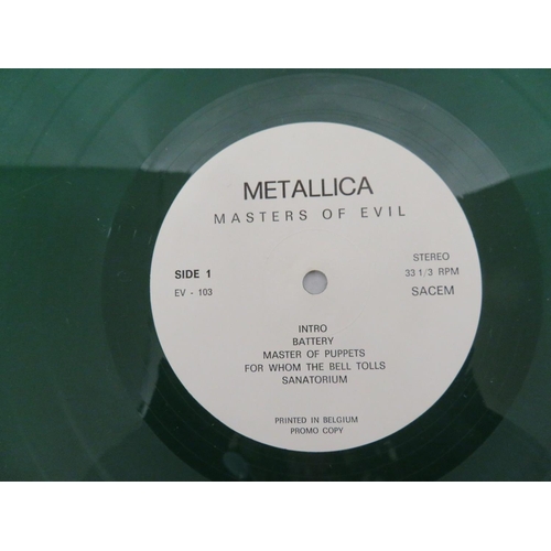 81 - Metallica - Masters of Evil LP (PROMO) bootleg green and red vinyl