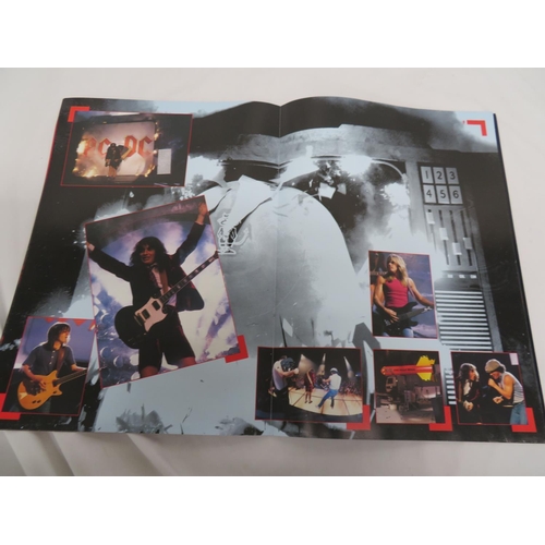 93 - Three Tour programmes - Scorpions, Ozzy Osbourne and AC/DC