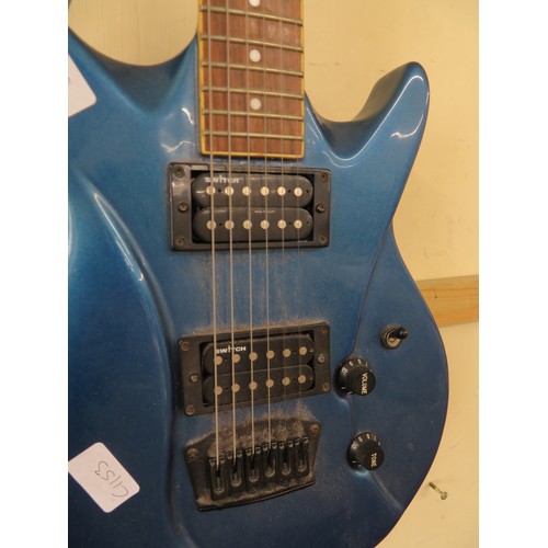 53 - Switch Vibracell electric guitar with humbucker pickups, 22 frets and black hardware