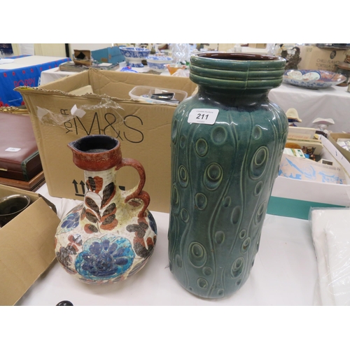 211 - Two German vases