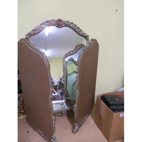 286 - Two mirrors, one wall, one dressing table