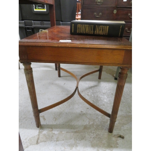 324 - Reproduction mahogany occasional table