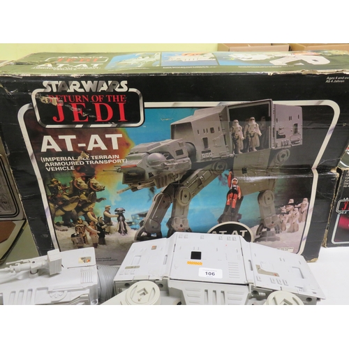 106 - Star Wars AT-AT with original box by Palitoy