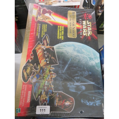 111 - Star Wars Escape from Deathstar game, Battlefort Naboo and Puzzle