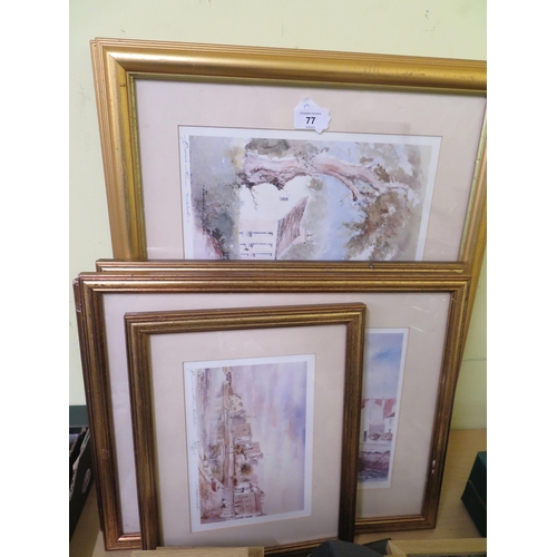 77 - Good collection of Michele Tramontana prints