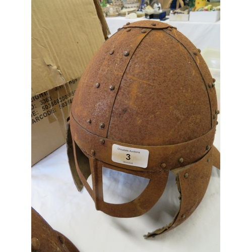 3 - A Knight's helmet with ear protectors