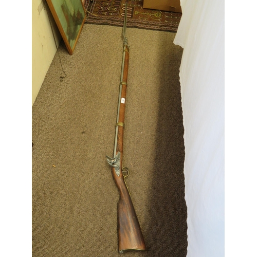 65 - A replica brown bess type musket