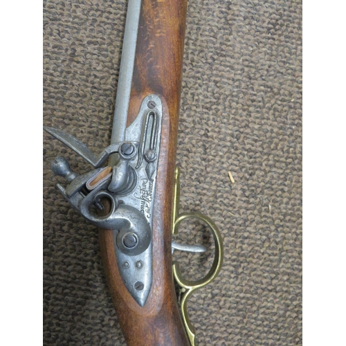 65 - A replica brown bess type musket