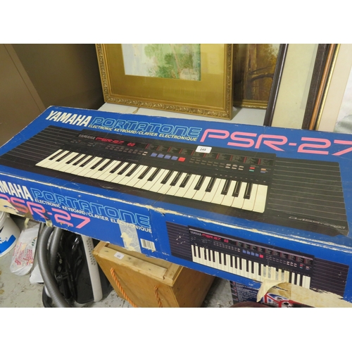 249 - Yamaha PSR27 keyboard in box