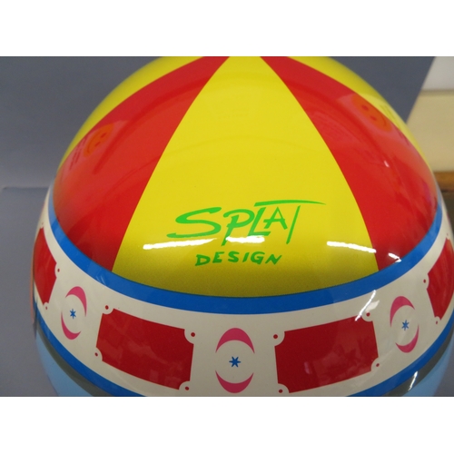 39 - FM motorcycle helmet - Magic Roundabout by Splat Design  - Size 56?