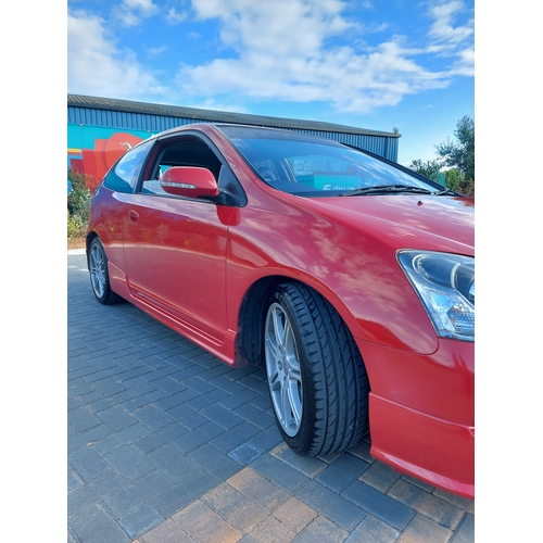 4 - CMN197R
Red Honda Civic Type R 1998cc
First Registered 24.06.2004
Approx 101,000 miles
Manual Petrol... 