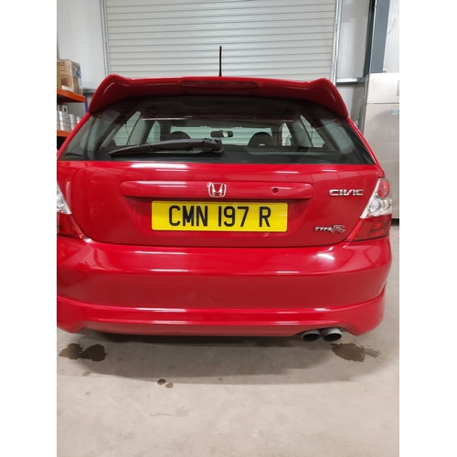 4 - CMN197R
Red Honda Civic Type R 1998cc
First Registered 24.06.2004
Approx 101,000 miles
Manual Petrol... 