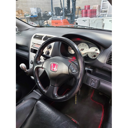 4 - CMN197R
Red Honda Civic Type R 1998cc
First Registered 24.06.2004
Approx 101,000 miles
Manual Petrol... 