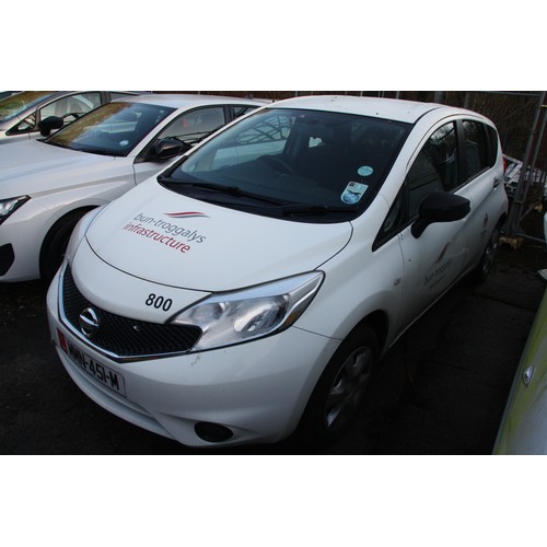 3 - MMN451M
White Nissan Note 1461cc
First Registered 16.09.2016
Approx 39,756 miles
Manual Diesel
EML O... 