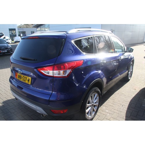 13 - NMN537M
Blue Ford Kuga Titanium TDCI 1997cc
First Registered 17.07.2015
Approx 61,929 miles
Manual D... 