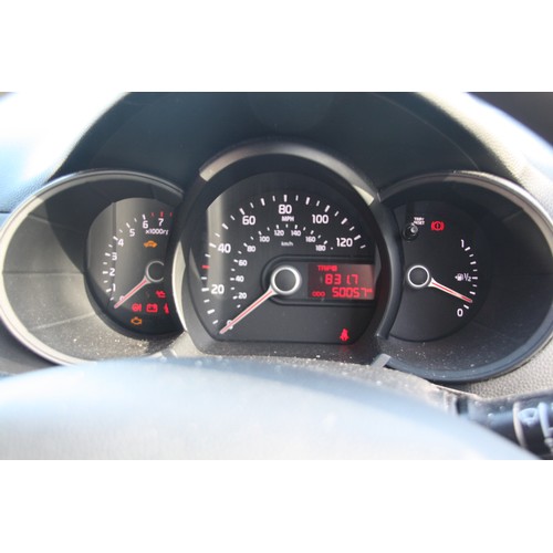 14 - PMN480V
Silver Kia Picanto 998cc
First Registered 01.09.2012
Approx 50,057 Miles
Manual Petrol
Good ... 