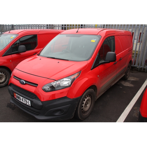 62 - MMN479L
Red Ford Connect 240 LWB Van 1499cc
First Registered 22.08.2016
Approx 104,988 miles
Manual ... 