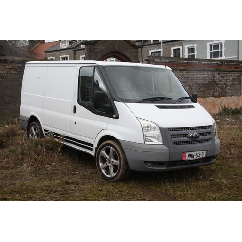 113 - MMN613G
White Ford Transit 100 T260 panel van
First Registered 30.01.2014
Approx 55,000 miles
Manual... 