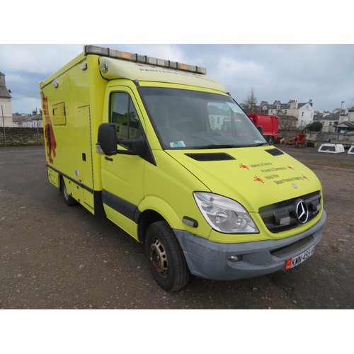 56 - KMN455H
Yellow Mercedes Benz 516CDI Ex Ambulance
First Registered 21.12.2010
Approx 110,000 miles
Ma... 