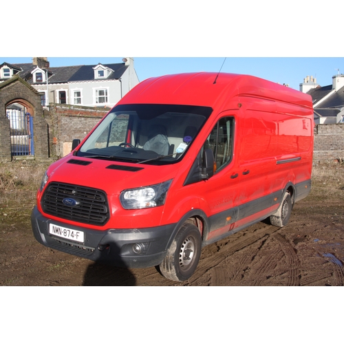 158 - NMN874F
Red Ford Transit 350 Panel Van 1995cc
First Registered 22.06.2018
Miles unknown
Manual Diese... 