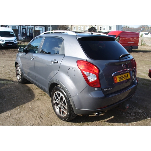 159 - RMN611W
Ssangyong Korando 2.2 ELX 
First Registered 24.03.2016
Approx 33,314 miles
Auto Diesel