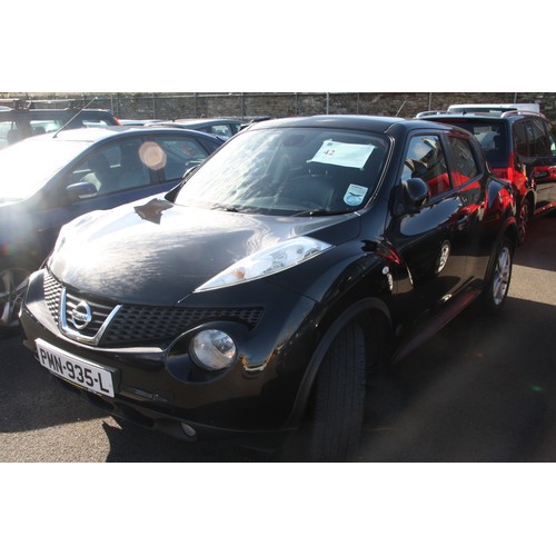 10 - PMN935L
Black Nissan Juke TEKNA 5DCi 1461cc
First Registered 28.04.2011
Approx 95,000 miles
Manual D... 