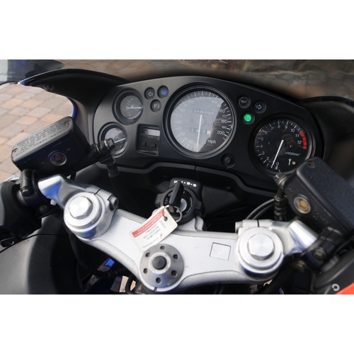 40 - RMN246T
Honda Blackbird CBR1100X
First Registered 01.03.2002
Approx 16,500 miles
Petrol
recently pas... 