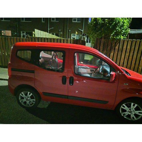 19 - PMN871T
Red Fiat Qubo Mylife Multijet 1248cc
First Registered 30.11.2015
Approx 36,000 miles
Auto Di... 