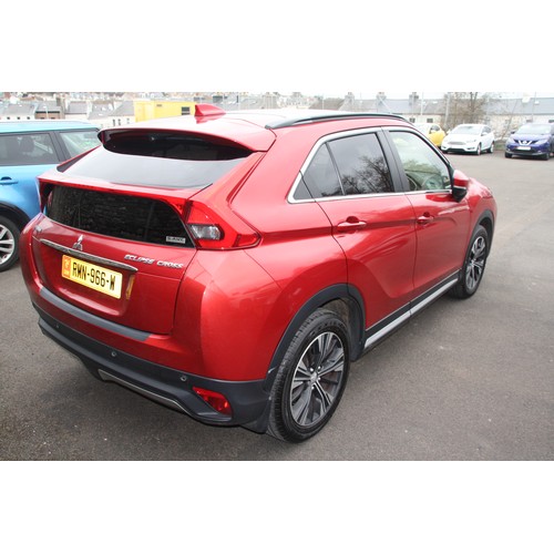 42 - AMENDED LOT -SEE MILEAGE
RMN966W
Red Mitsubishi Eclipse Cross 1499cc
First Registered 13.06.2018
App... 