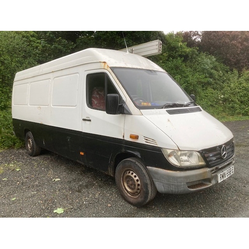 24 - RMN556E
White Mercedes Sprinter 311 CDI 2151cc
First Registered 24.07.2003
Approx 210,000 miles
Manu... 