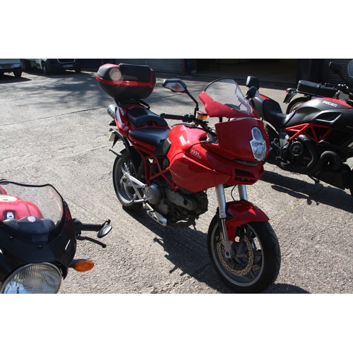 44 - 982-PMN
Red Ducati Multisrada 04 992cc
First Registered 18.08.2003
Approx 15,755 miles
Petrol
Back b... 