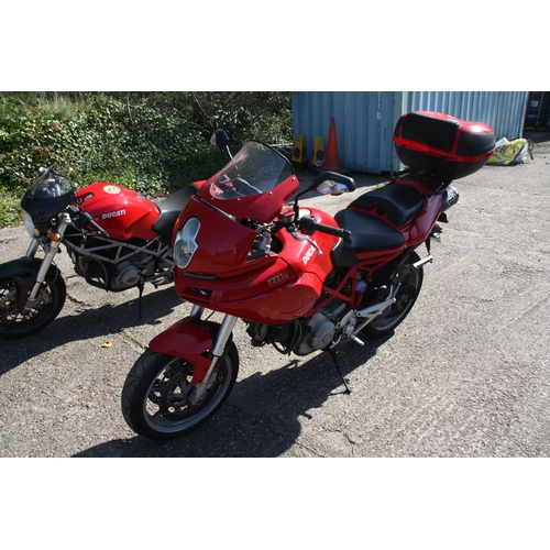 44 - 982-PMN
Red Ducati Multisrada 04 992cc
First Registered 18.08.2003
Approx 15,755 miles
Petrol
Back b... 