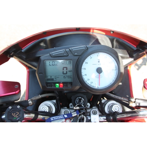 44 - 982-PMN
Red Ducati Multisrada 04 992cc
First Registered 18.08.2003
Approx 15,755 miles
Petrol
Back b... 