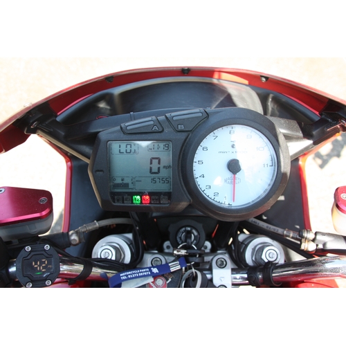 44 - 982-PMN
Red Ducati Multisrada 04 992cc
First Registered 18.08.2003
Approx 15,755 miles
Petrol
Back b... 