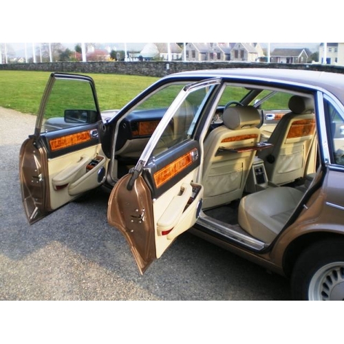 51 - MAN7722
Metallic Gold Daimler Sovereign 3590cc
First Registered 13.06.1989
Approx 24,300 miles
Auto ... 