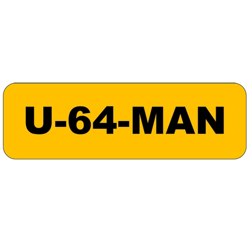 59 - On Cherished Registration U-64-MAN