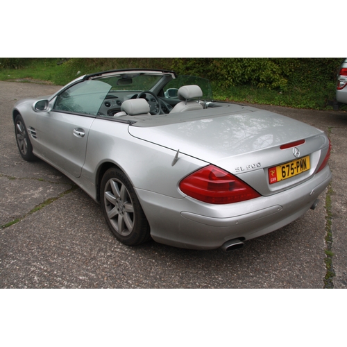50 - 675PMN
Silver Mercedes SL500 4966cc Convertible 
First Registered 10.04.2003
Approx 56,474 miles
Aut... 
