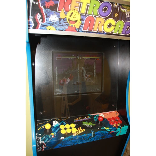 91 - Retro Arcade upright machine with over 700 games
Space invaders, Pacman, Donky Kong etc
