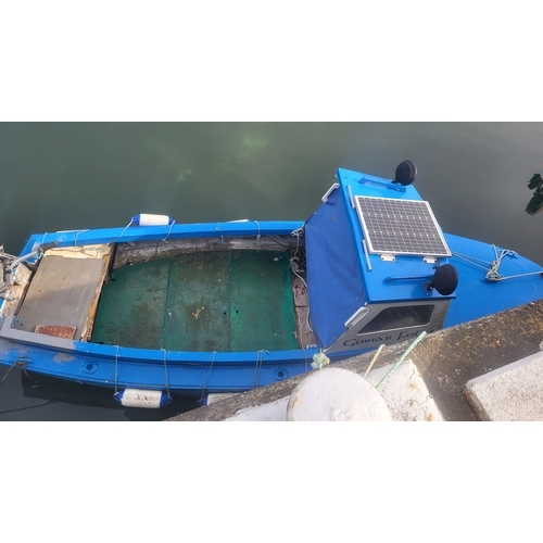 108 - 16ft GRP Boat (Gosias Folly)
Comes with 2 out board engines;
Evinrude 9.9HP
Johnson 4hp
Both engines... 