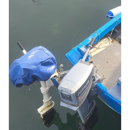 108 - 16ft GRP Boat (Gosias Folly)
Comes with 2 out board engines;
Evinrude 9.9HP
Johnson 4hp
Both engines... 