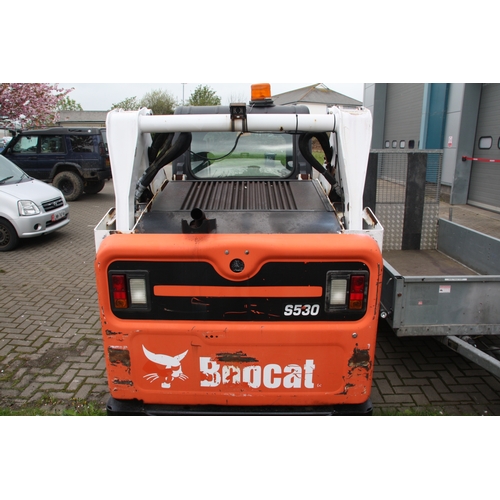 114 - Bobcat S530 skid steer
Circa 2014
No High Flow
VAT ON HAMMER @ 20%