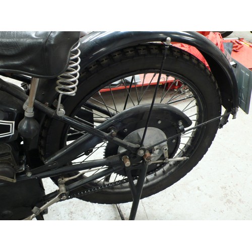 48 - TMN497
Scott Flying Squirell 500cc
Circa 1927
Petrol
Engine no FZ8691
Together with old registration... 