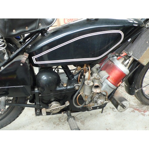 48 - TMN497
Scott Flying Squirell 500cc
Circa 1927
Petrol
Engine no FZ8691
Together with old registration... 